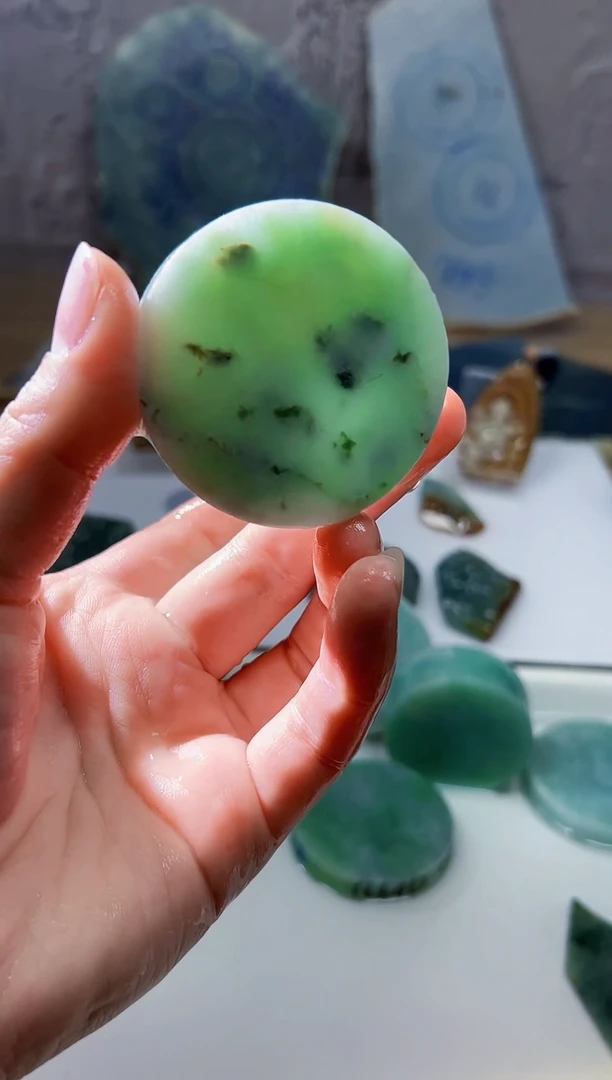 裸石翡翠天然翡翠A货余 南 817