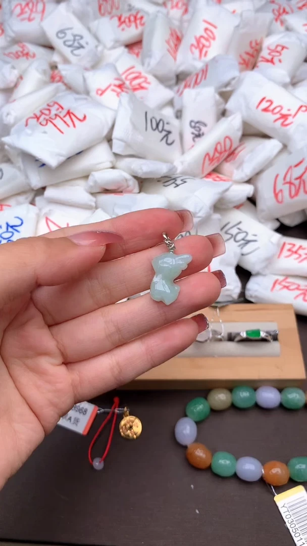 【闪购商品】翡翠挂件银S925镶嵌一