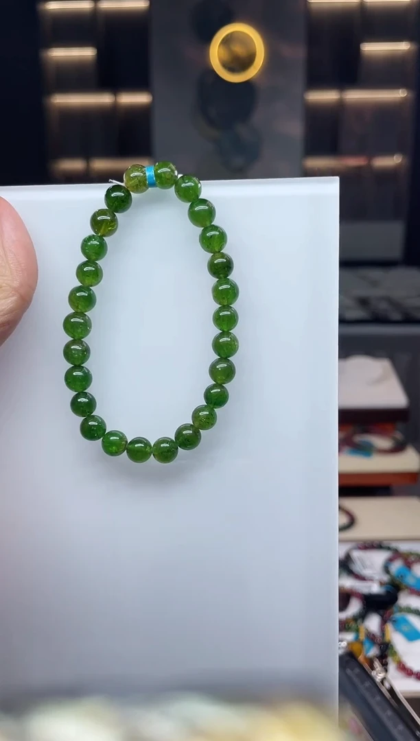 单圈手串未镶嵌碧玺（多样性发一条）Q