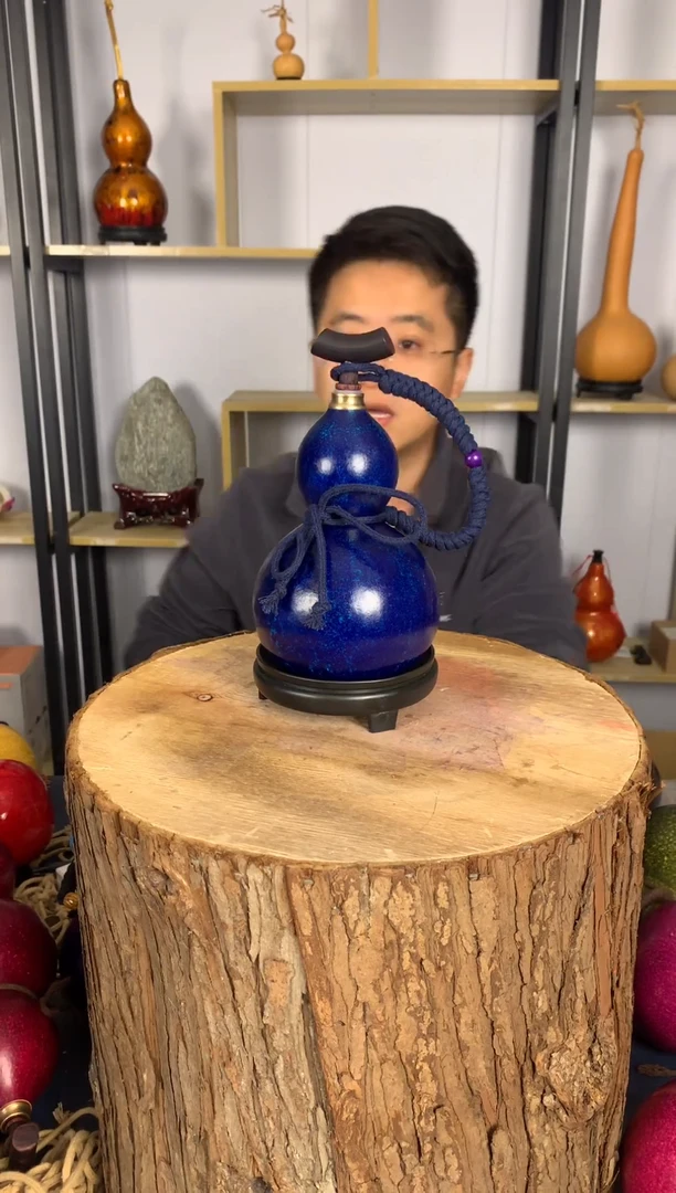 非遗大漆天然酒葫芦一物一拍