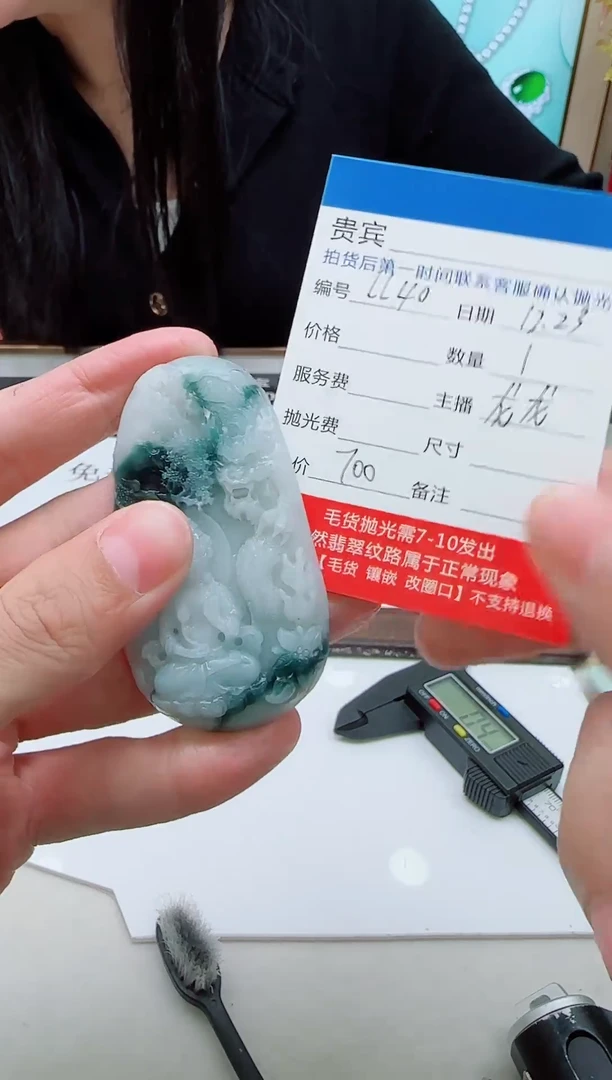 未镶嵌定制翡翠LL40翡翠吊坠-多样性发其一