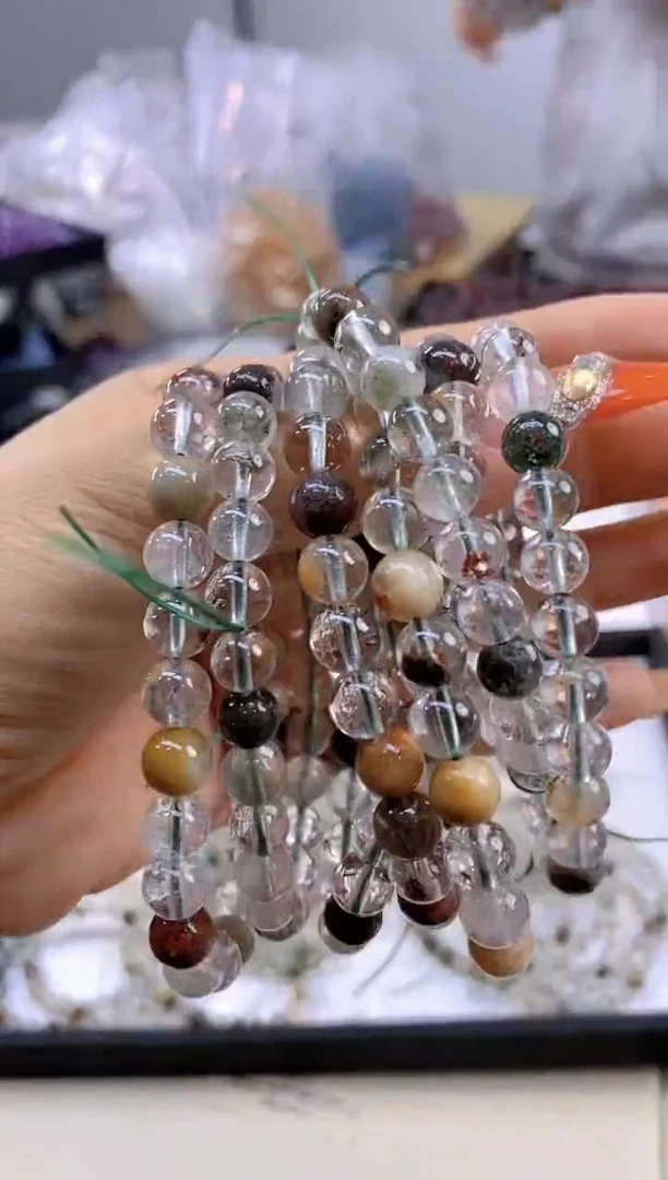 【闪购商品】水晶手串未镶嵌043/多样性发其一/卡7