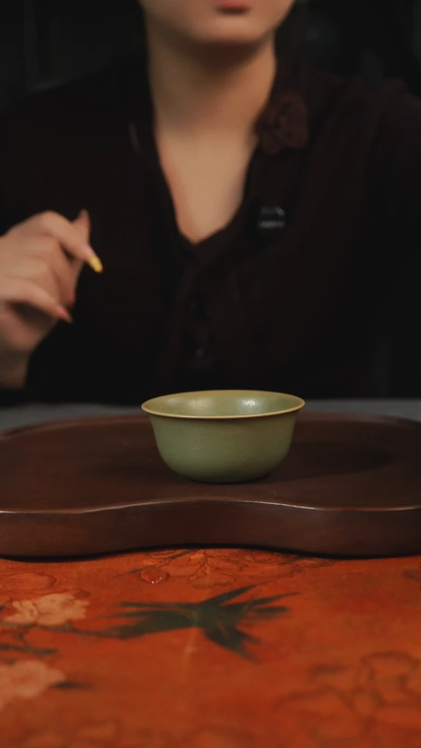 杯子瓷汝州原产地原矿仿古老釉q