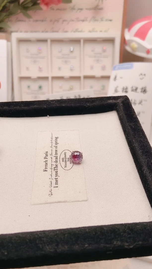 钛钢合金合成立方氧化锆8299 一只
