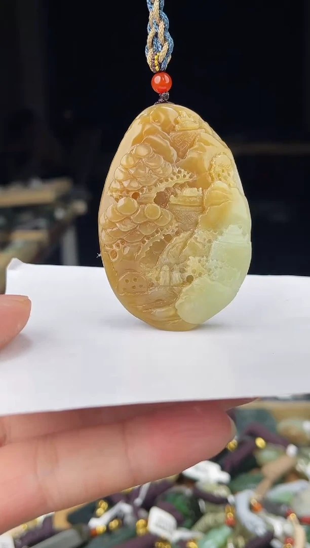 颈饰未镶嵌和田玉1