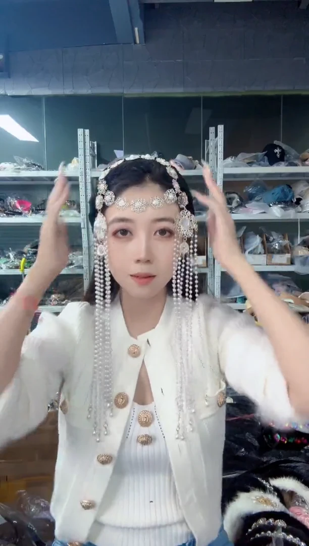 人造彩棉菲梵定制原创发箍-195