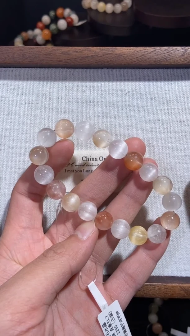 未镶嵌手串水晶21号链接-卡10咪+ 兔毛水晶手串