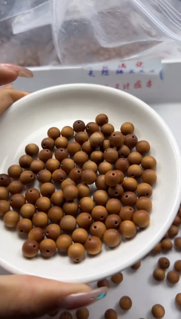 檀香木散珠w1467老山檀8mm*40颗三单随三通