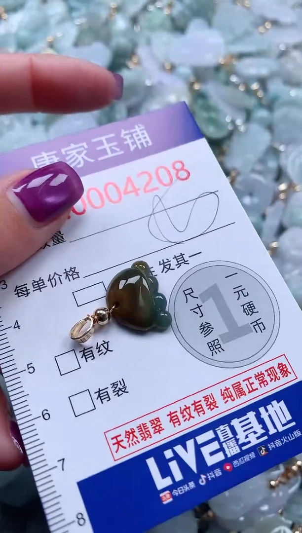 颈饰未镶嵌翡翠4208