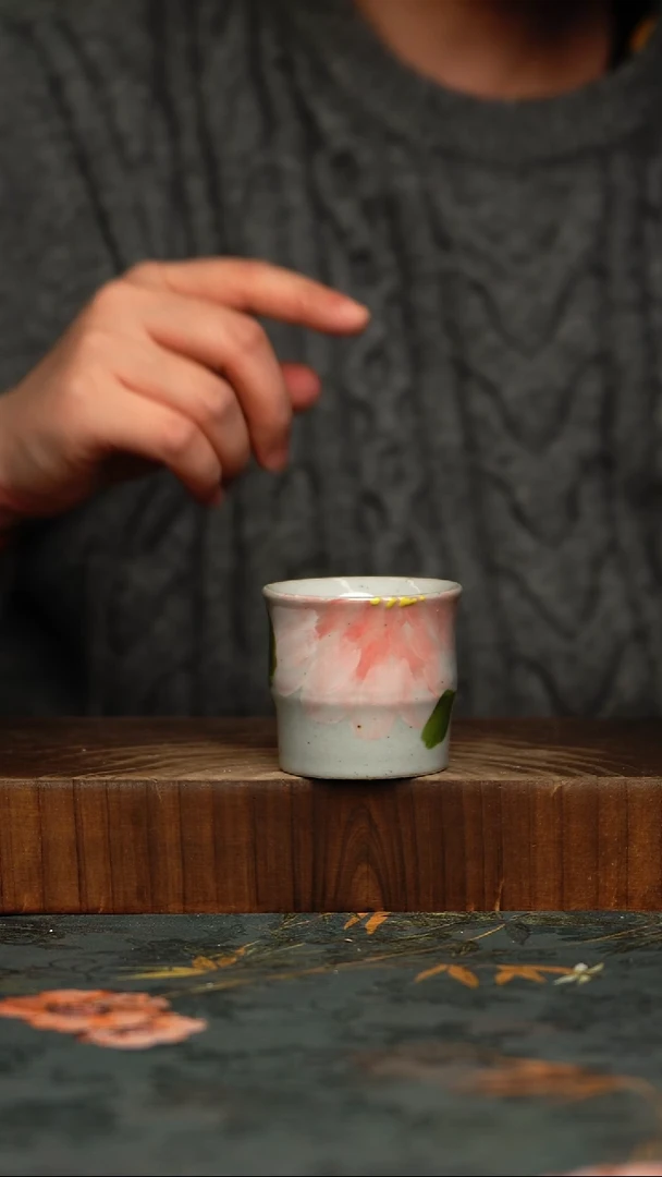 瓷片釉下彩手工手绘同款陶器