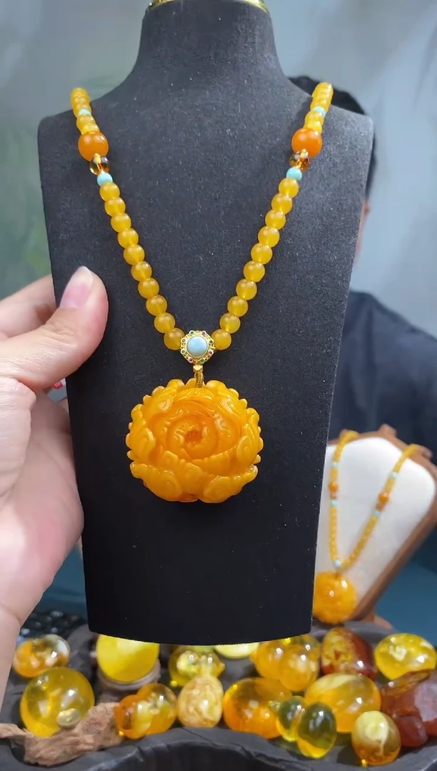 裸石琥珀未镶嵌基地发货 一物一证 顺丰包邮