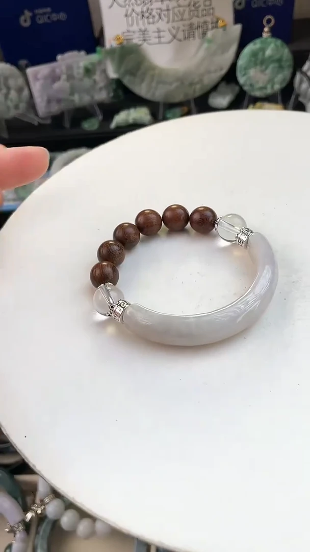 未镶嵌手链翡翠手工定制默认微瑕主播介绍为准