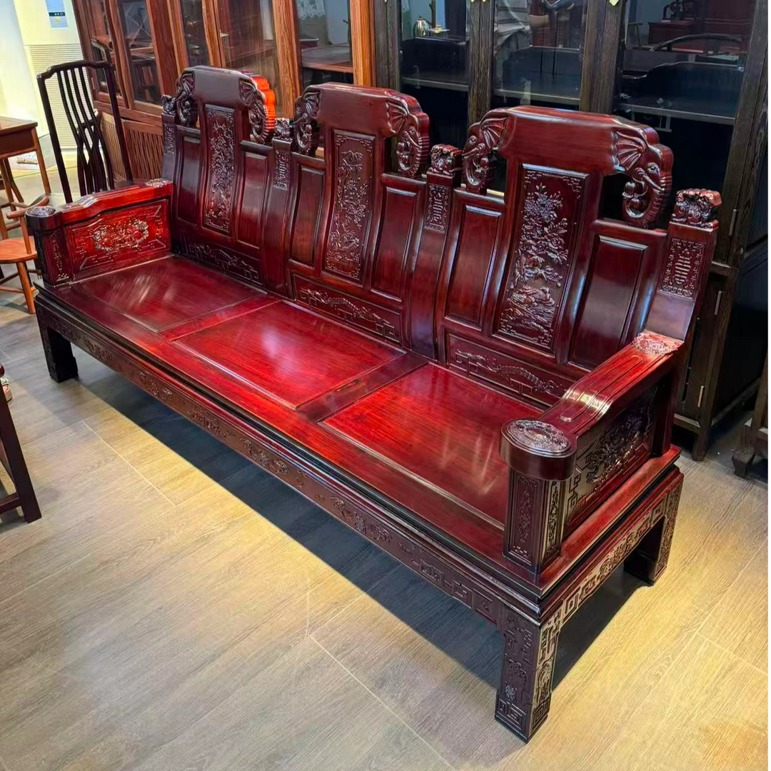 中式孤品三人位双人位单人位沙发椅