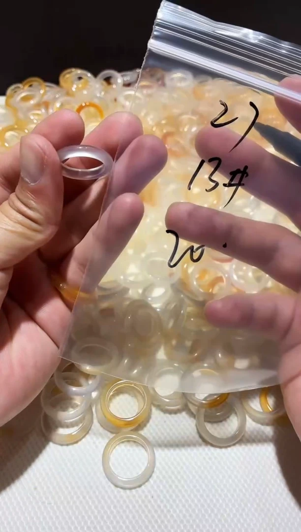 玛瑙/玉髓戒圈未镶嵌27