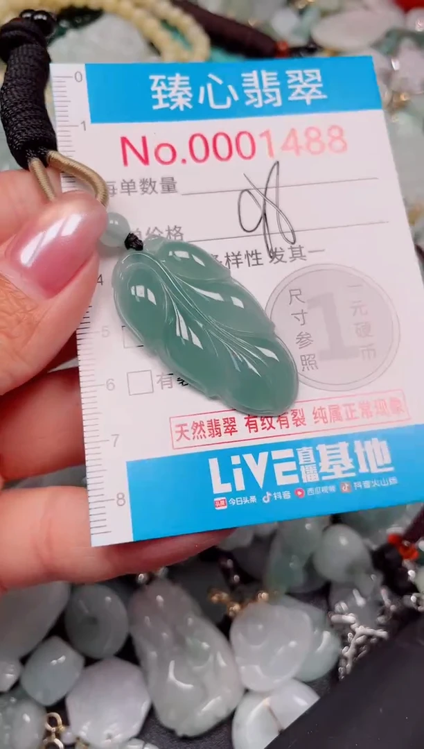 吊坠(不含链)未镶嵌翡翠1488