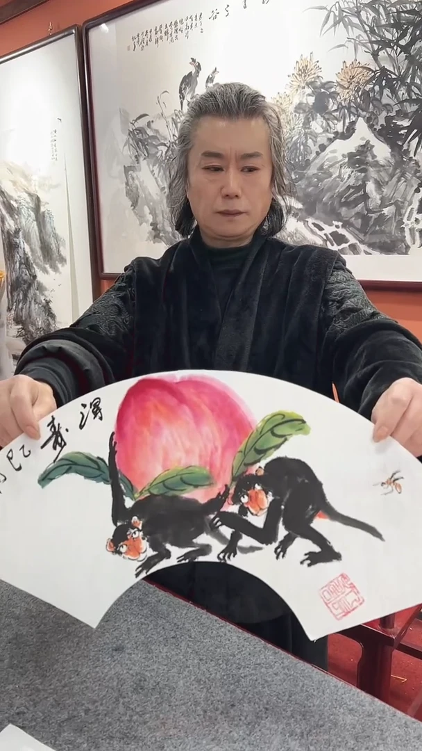 国画周大拙/国画/花鸟