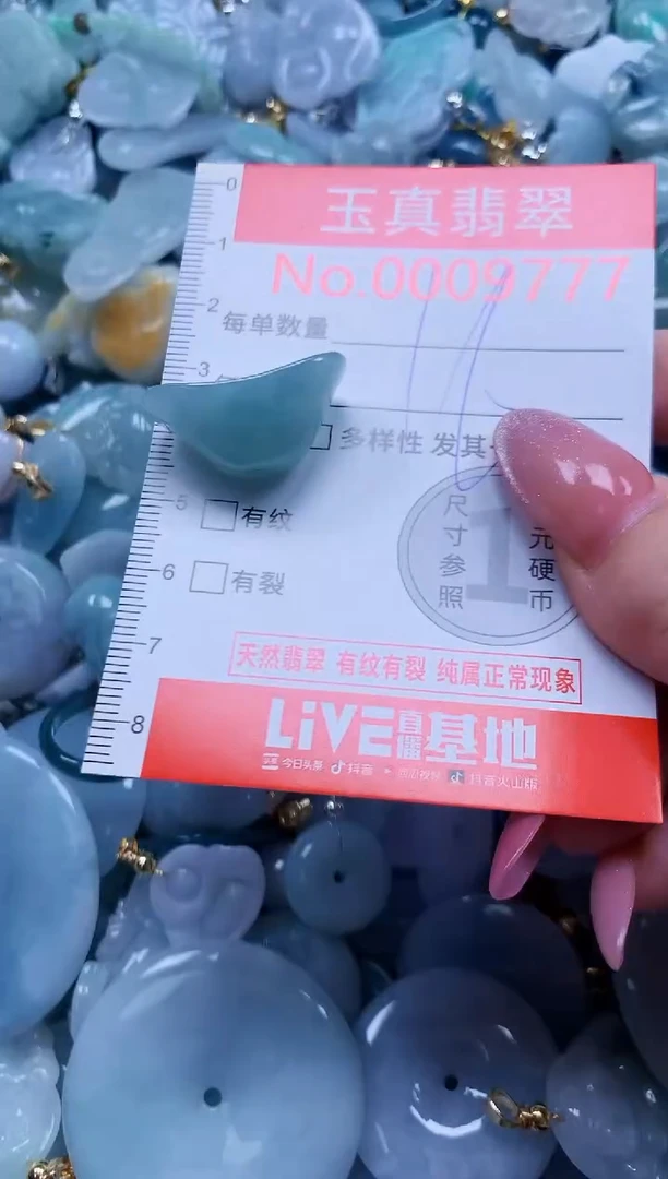 翡翠未镶嵌吊坠(不含链)9777