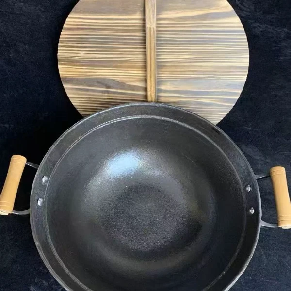 匠祥德旺老式传统生铁双耳炖锅