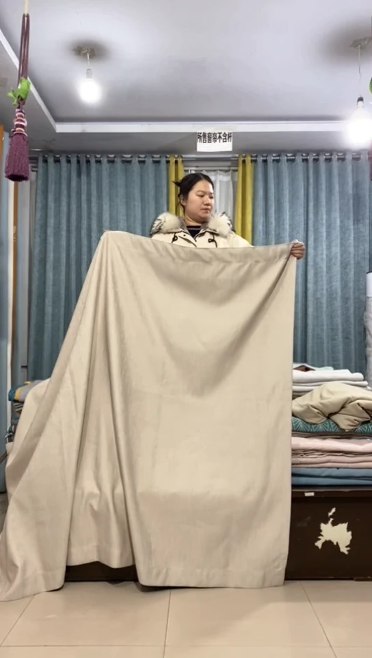 布成品窗帘      26+165