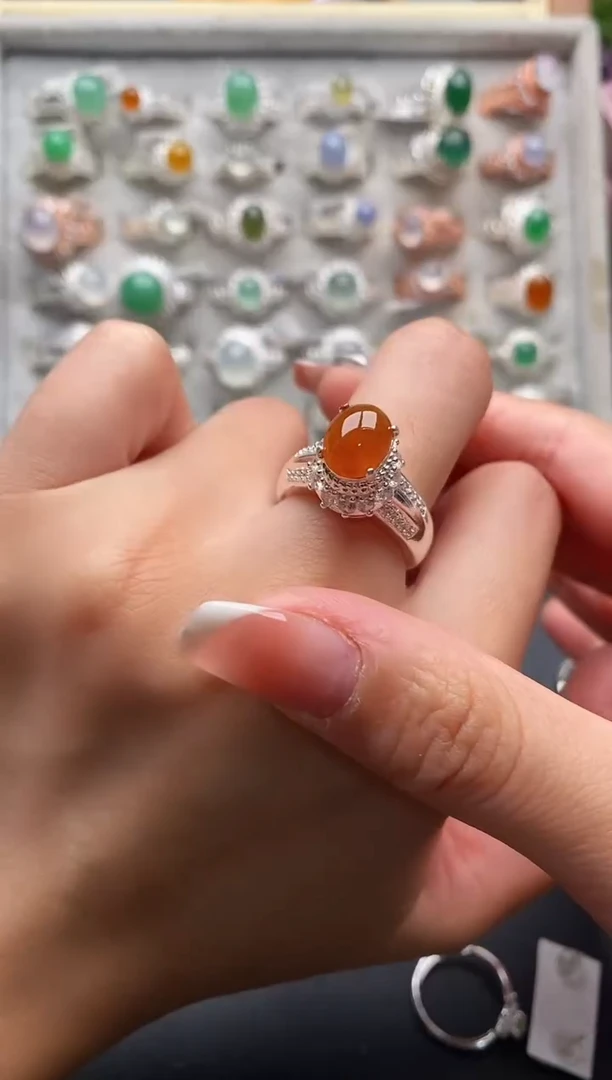 未镶嵌戒指翡翠6666666+4