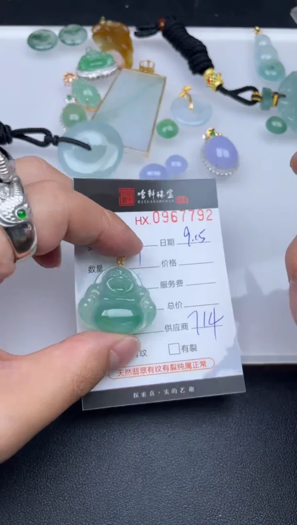 吊坠(不含链)未镶嵌翡翠哈轩  挂件1