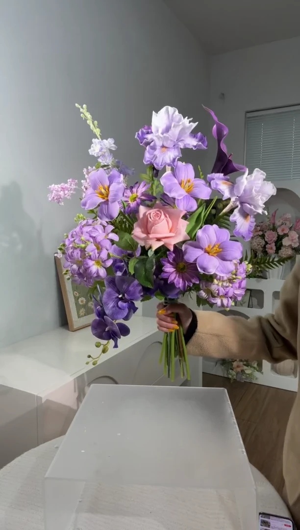 紫色单独花束 不含花瓶 双十一福利价