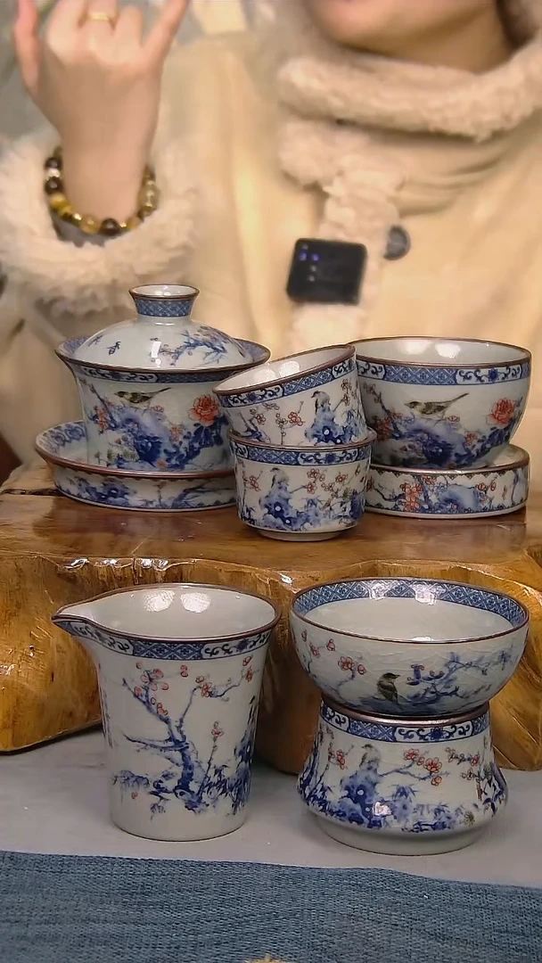 【闪购商品】7件套陶瓷茶具家用简装系列