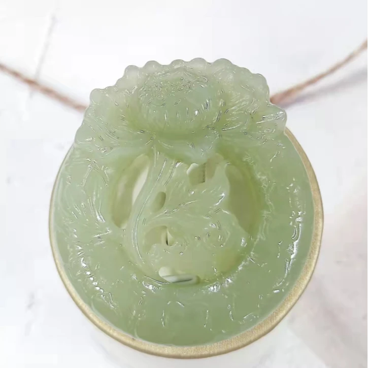 菲菲珠宝好@水青吊坠-镯子芯莲花/多样性发一