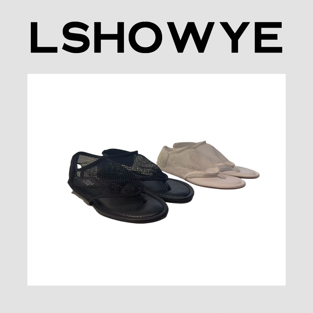 LSHOWYE｜T网面夹脚拖鞋 ALA999A00