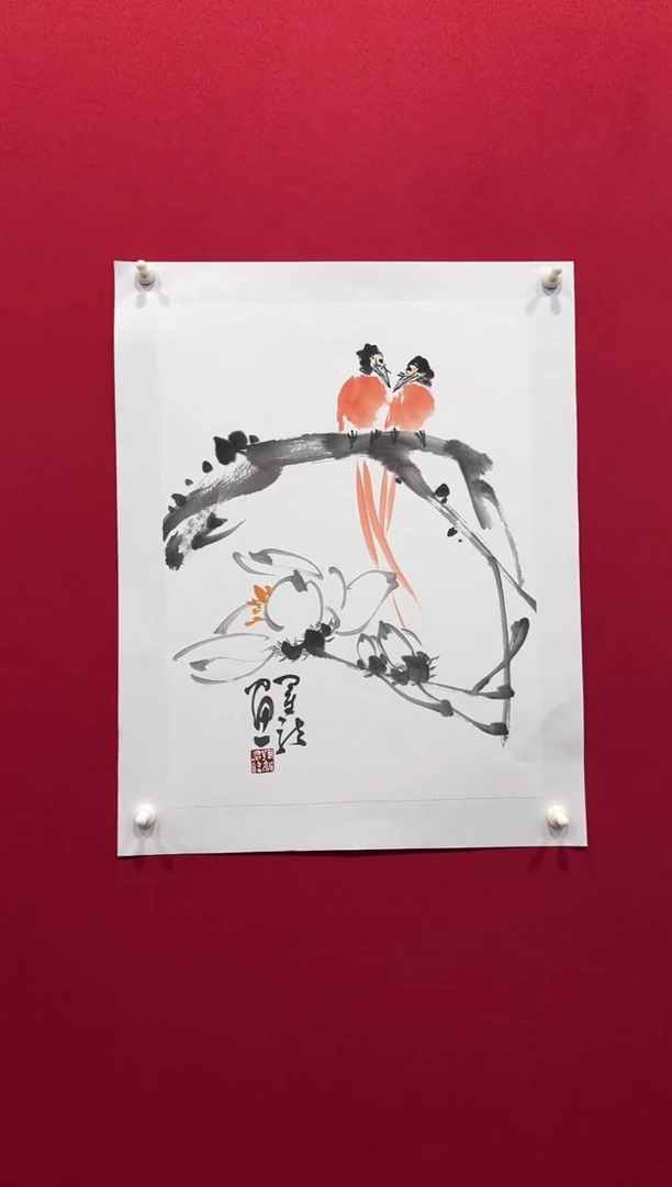 国画【翰德轩国画精选-刘运龙老师作品】34*46