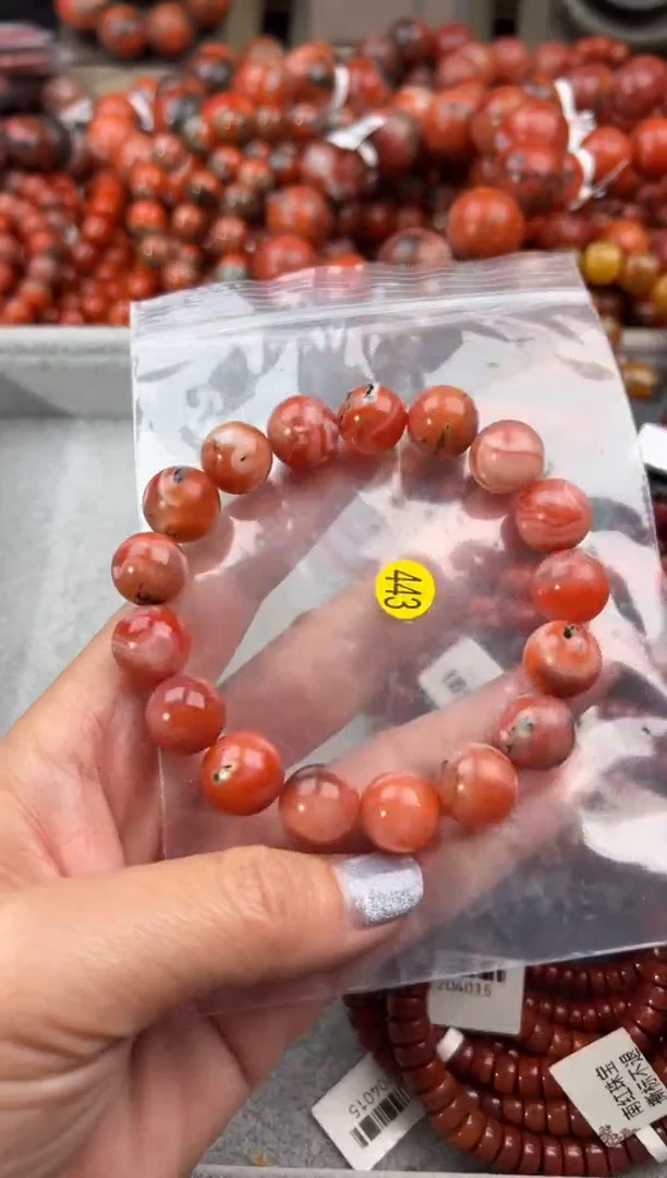 未镶嵌手串南红玛瑙12+