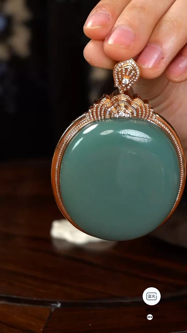 未镶嵌和田玉（碧玉）挂件独**身蛋面