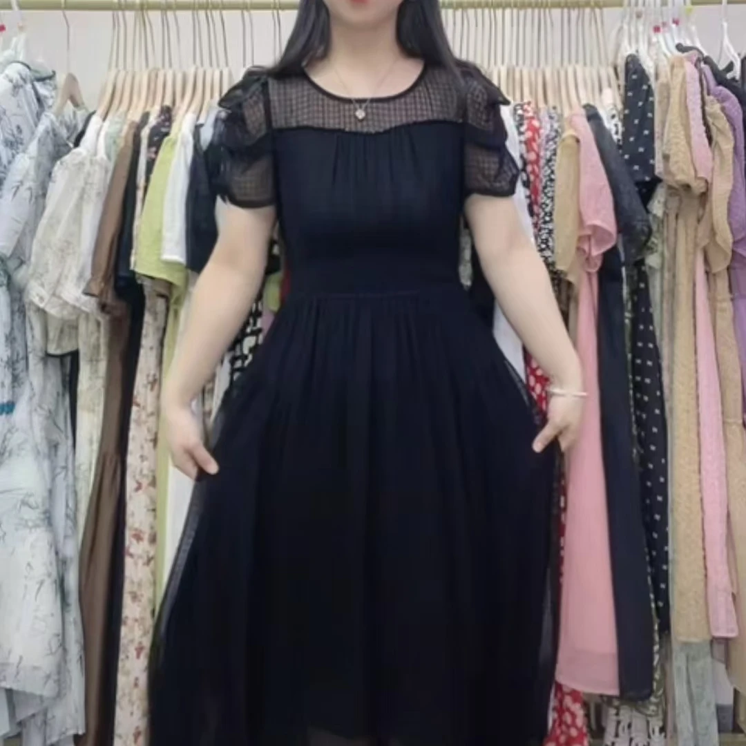 【YS1175】夏季新款连衣裙清凉显瘦遮肚子的裙子