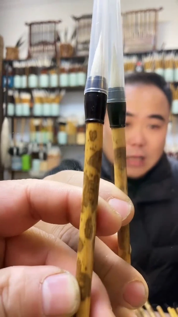 黑湘妃牛角纯细嫩羊毫小楷一支