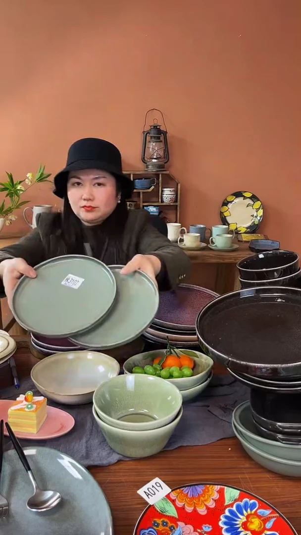 【闪购商品】盘辣3102  陶瓷盘子两件套