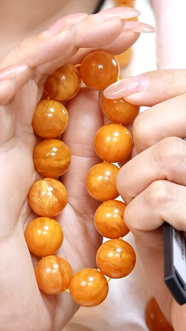 蜜蜡颈饰未镶嵌7151天然蜜蜡珠宝奇石云端妖孽全部保真