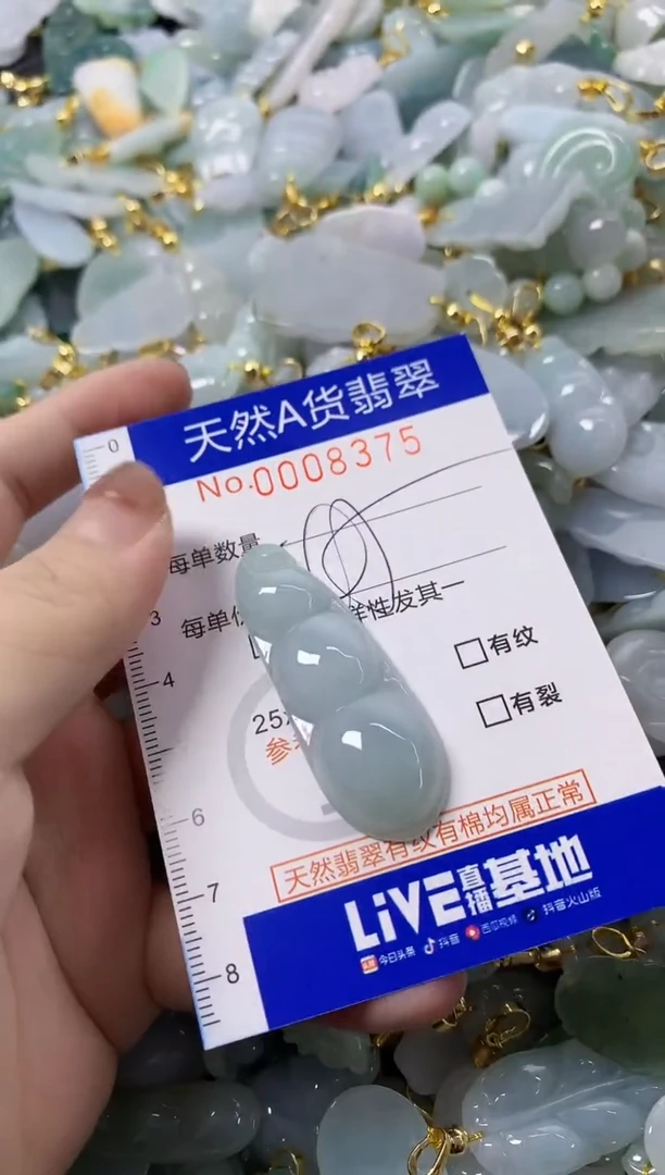 颈饰未镶嵌翡翠天然A货翡翠