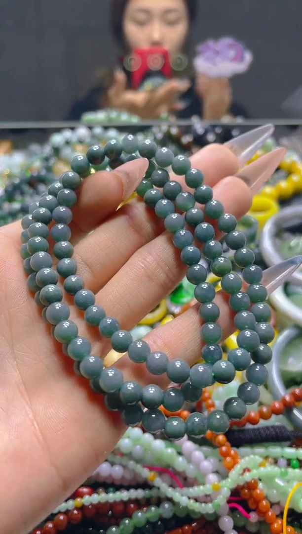 颈饰未镶嵌翡翠5MM