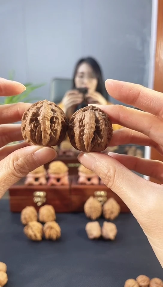 把件文玩核桃10八棱