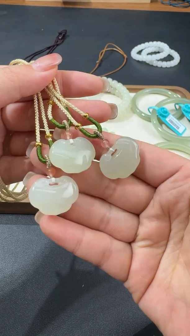 和田玉未镶嵌颈饰S0723-S1980-106多样性一件