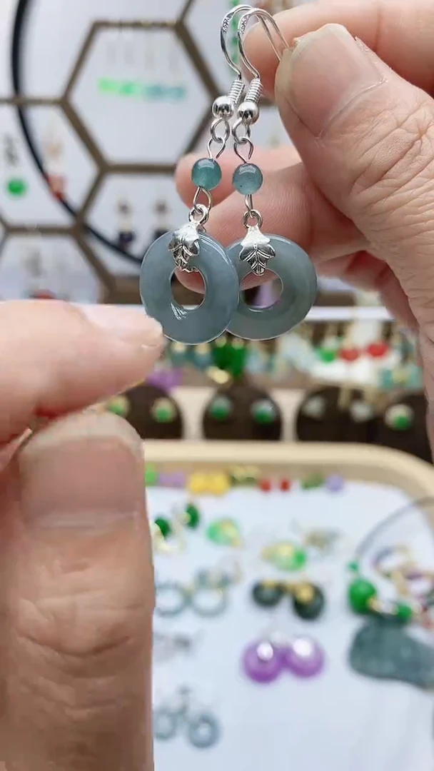 未镶嵌翡翠耳饰翡翠852