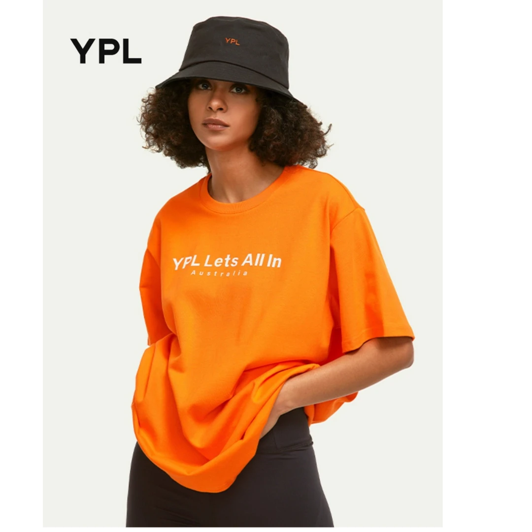 ypl圆领T恤女士修身显瘦全棉运动上衣 YPLFYW23304210