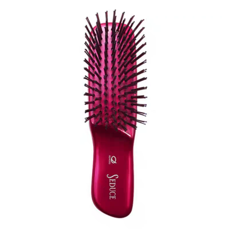 日本进口池本高低4梳齿头防静电按摩美发梳红色2550