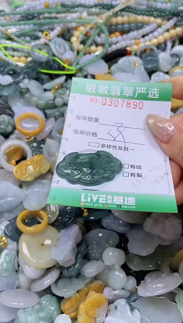 翡翠未镶嵌颈饰闪购0307890