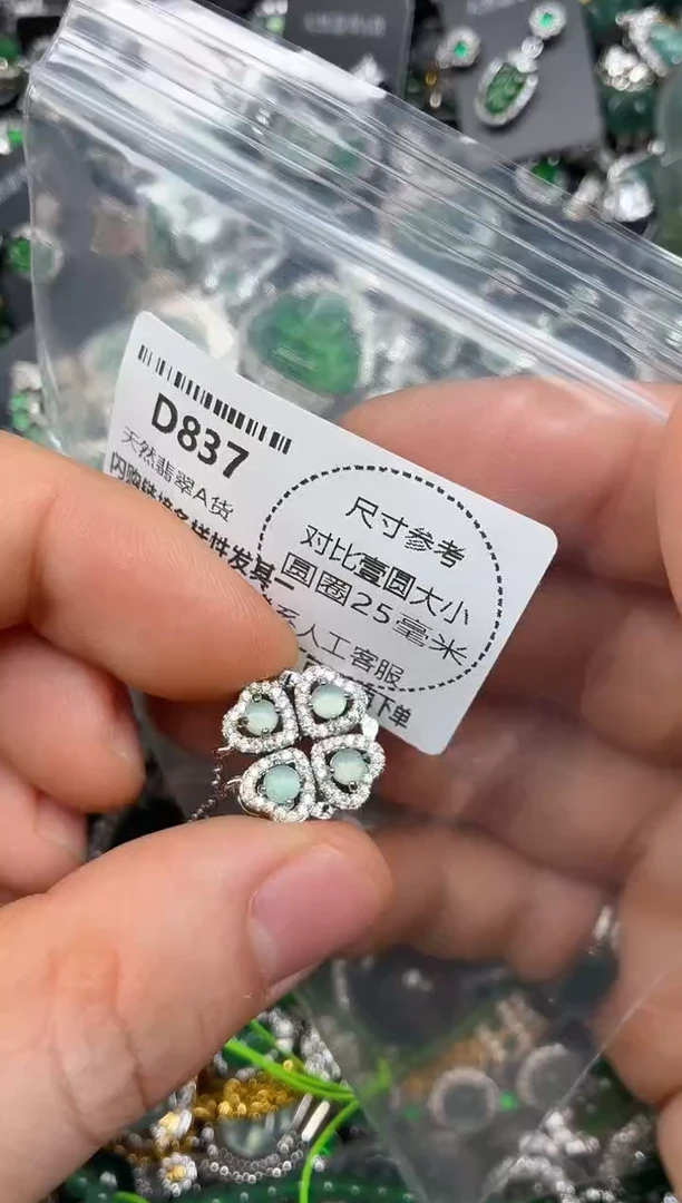 颈饰未镶嵌翡翠D837项链