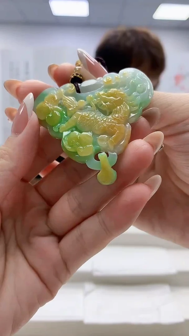 未镶嵌定制翡翠4868ss-毛货挂件32