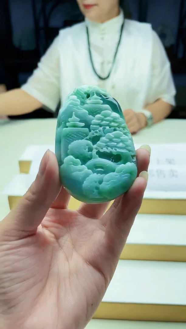 定制翡翠未镶嵌毛货08030011