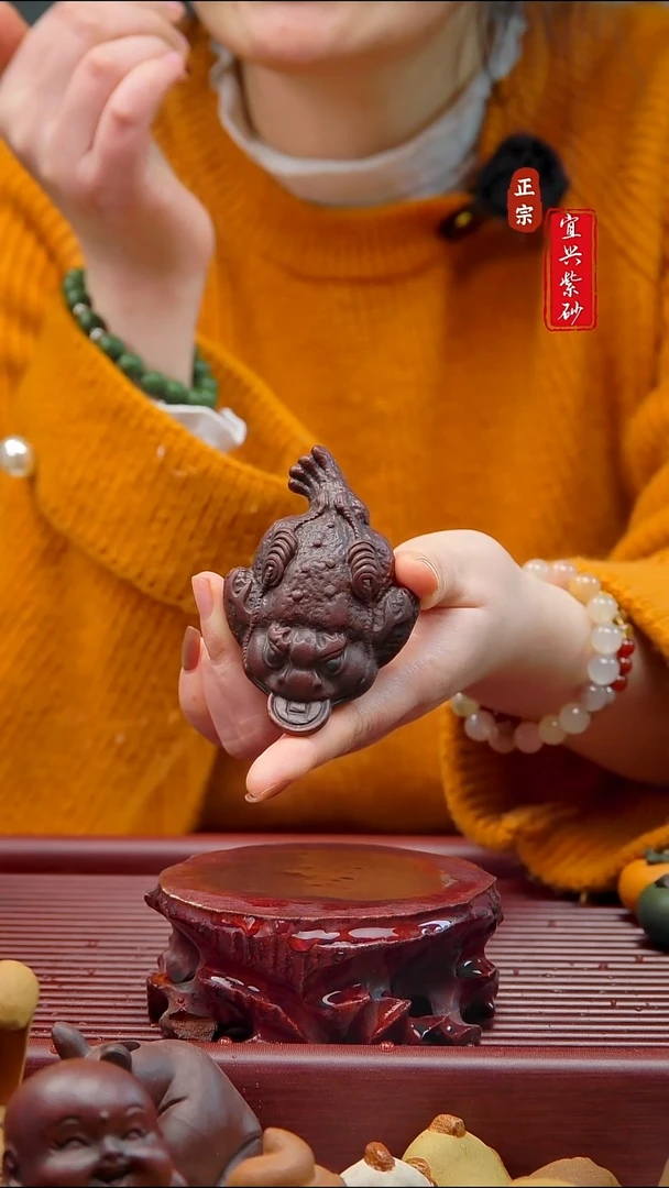 紫砂茶宠宜兴紫砂茶宠摆件