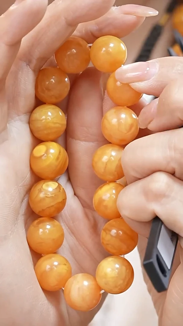 蜜蜡颈饰未镶嵌5998天然蜜蜡珠宝奇石云端妖孽妖花全部保真
