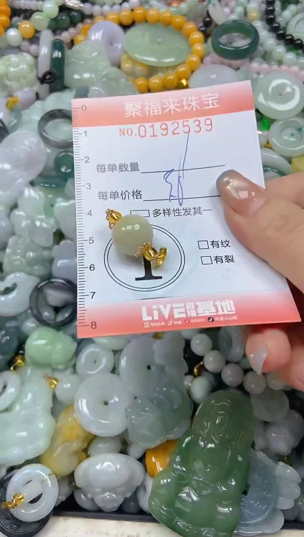 翡翠未镶嵌颈饰闪购0192539